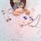 Initial and Birthstone Colour 2 Piece Jewellery Set, Gift for Her, Christmas