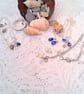 Initial and Birthstone Colour 2 Piece Jewellery Set, Gift for Her, Christmas - Image 2