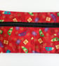 Hobby bag, Sewing accessories bag, zipper pouch, lined cotton bag, pencil case  - Image 2