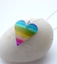 Rainbow heart pendant  - Image 1