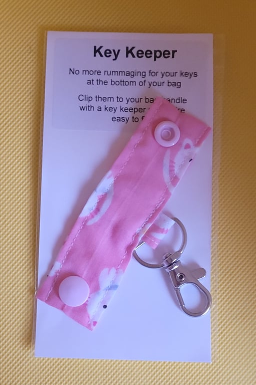 Key Keeper - Kittens on pink