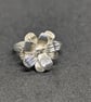 Sterling silver flower ring - Image 4