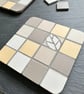 Coaster Set - Two Mosaic Chequerboard Coasters - Image 4