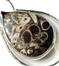 Necklace Silver Turitella Fossil Jewellery Teardrop Pendant Sustainable Gift - Image 4