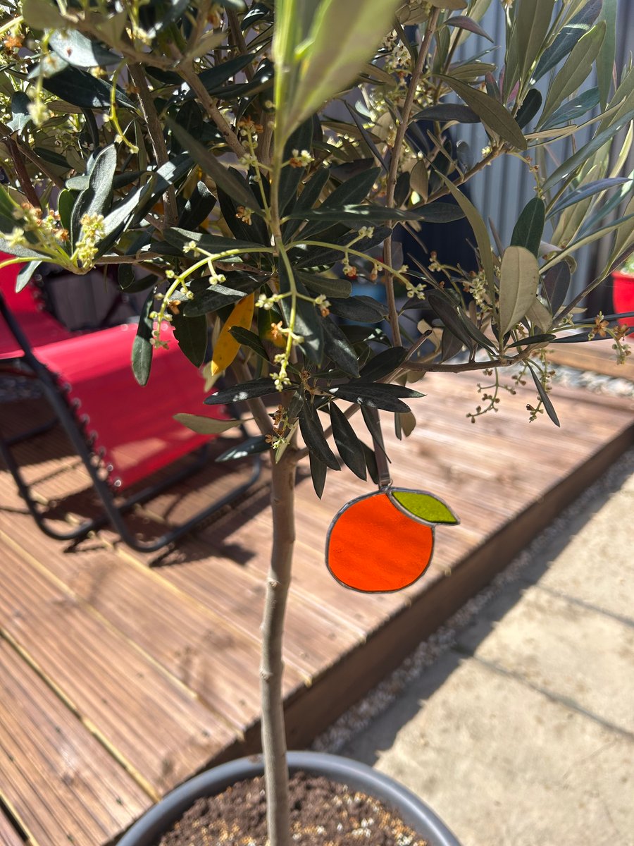 Summer Fruits in stained glass
