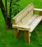 Childrens Wooden Outdoor DanDan Bench - Image 4