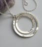 Karma Circles Silver Pendant - Image 4