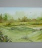 original art small format landscape painting ( ref FA 616 F3 ) - Image 1