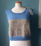 Hand knitted tank top. Size 12