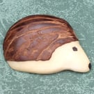 Tagua Hedgehog Brooch