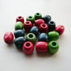 20  Wooden Drum Beads