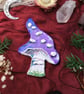 Purple Clay Fridge Magnet.  - Image 2