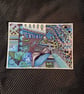 A5 Multicoloured Abstract Art Print - Cooling Echoes