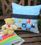 Cushion Cover with Storage Pocket for Books and Toys - Image 3