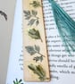 Pressed Foliage Wooden Bookmark, Real Leaves - Image 3
