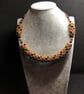 Goldstone Torque Necklace, handmade - Image 7