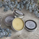 Grape Flavoured Beeswax Lip Balm Tin Made With Shea Butter And Sweet Almond Oil