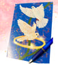 card Blue Doves - Image 1