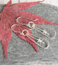 Long silver star earrings, celestial earrings, star gazer gift - Image 8