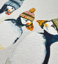 Watercolour Print 'The Groovy Bill Birds' - Signed - Image 3