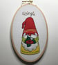 Christmas Gnomes - Kringle - felt applique and embroidery kit