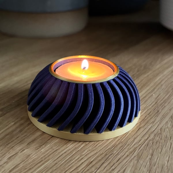 Tea Light Holder - 3D Printed - Contemporary Candle Holder