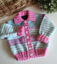 Hand Knitted Baby Girl''s Cardigan  9-18 months  - Image 7