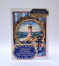 Husband Anniversary or Valentines Card - Nautical Coastal Design