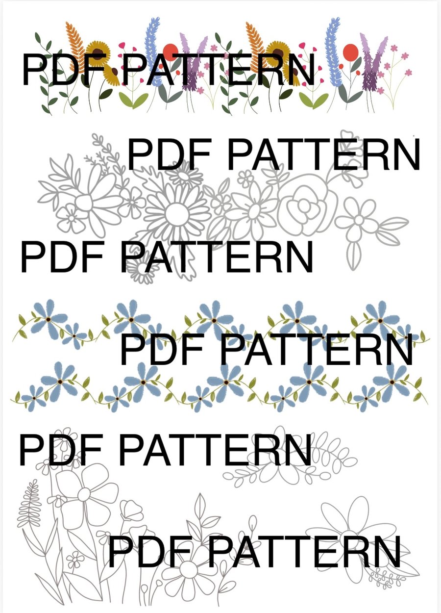 Digital Printable PDF Pattern