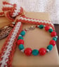 Handmade bracelet made using pre-loved beads. - Image 3