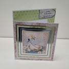 New Baby Card - A New Adventure Awaits- New Parents, Gender Neutral, Baby Shower