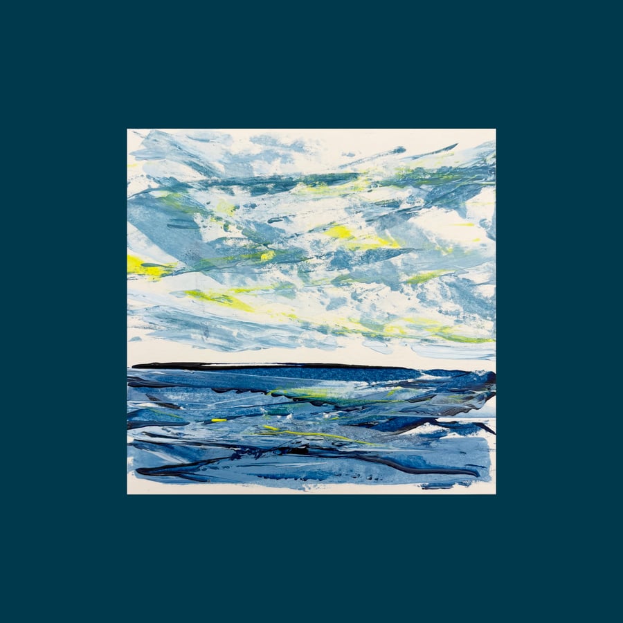 Perfectly Imperfect Original Seascape Painting - Sample 201