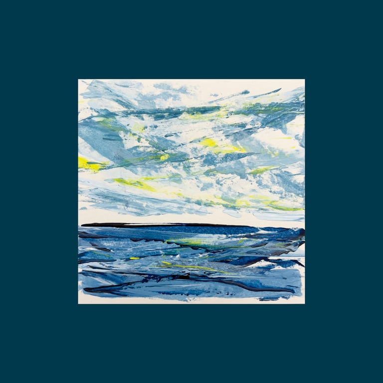 Perfectly Imperfect Original Seascape Painting - Sample 201