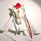 Mari Lwyd Christmas tree ornament