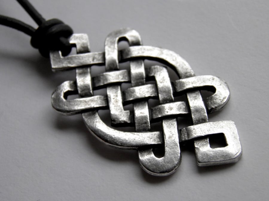 Celtic & Leather Necklace