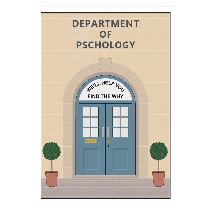 Image of Pschology Postcard