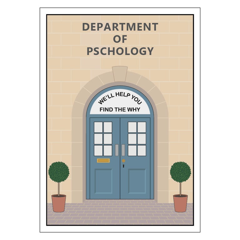 Pschology Postcard