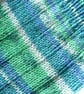 Hand-cranked Knitted Ribbed Wool Socks Size 6 to 7 - Image 3