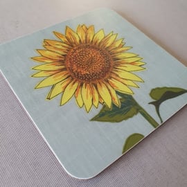 Sunflower coaster