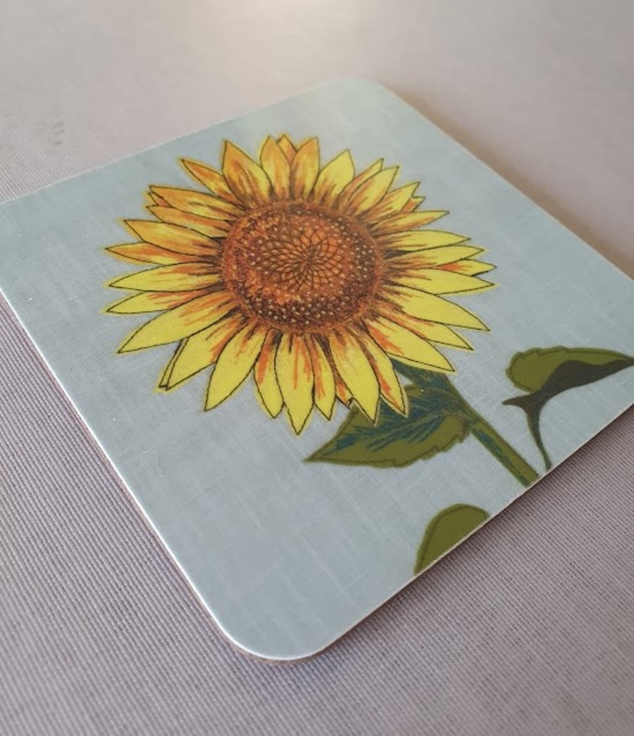 Sunflower coaster