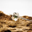 Jade Sterling Silver Bangle