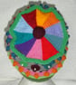 Circles and Bobbles Multicoloured Hat Pattern PDF Knitting Pattern. 3 sizes. - Image 6