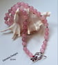 Pink Quartz Designer Silver Plated Necklace. ONE OFF - Image 5