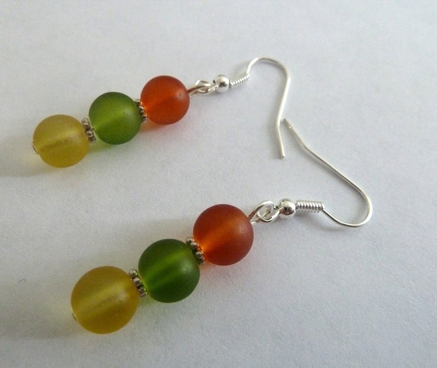 SALE autumn earrings