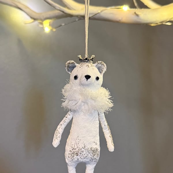 Spun Cotton Christmas Polar Bear Queen 3