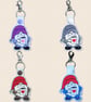 Coffee Gnome Keyring - Embroidered Coffee Lover Bag Charm - Image 3