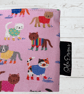 Cosmetic bags pink cats - Image 3