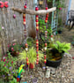 Pretty driftwood and beaded mobile