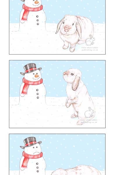 Beattie and the story of the carrot - Christmas Card