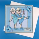 Friend Birthday Card, Funny, 